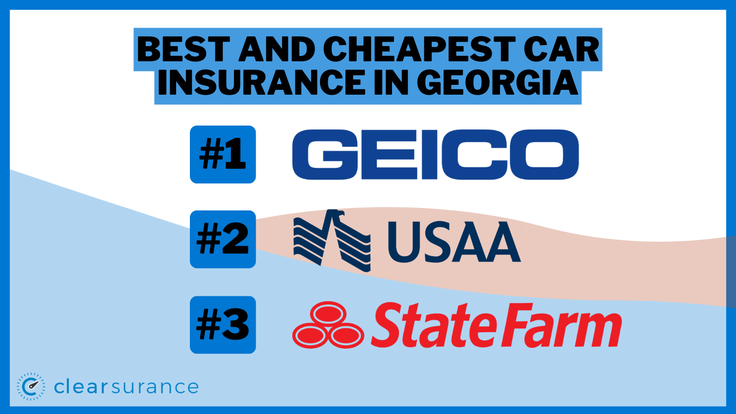 Best and Cheapest Car Insurance in Georgia