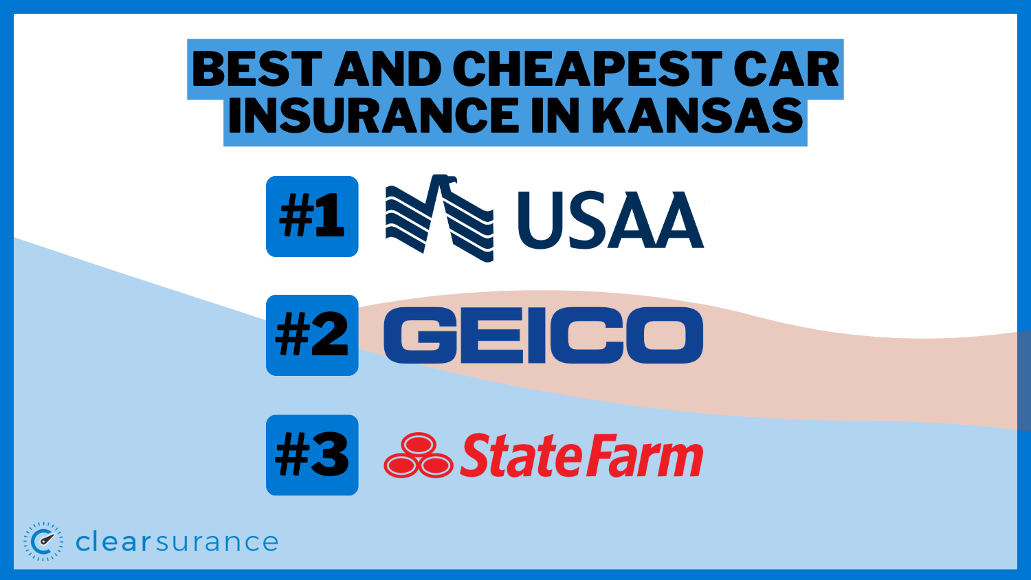 Best and Cheapest Car Insurance in Kansas: USAA, Geico, State Farm