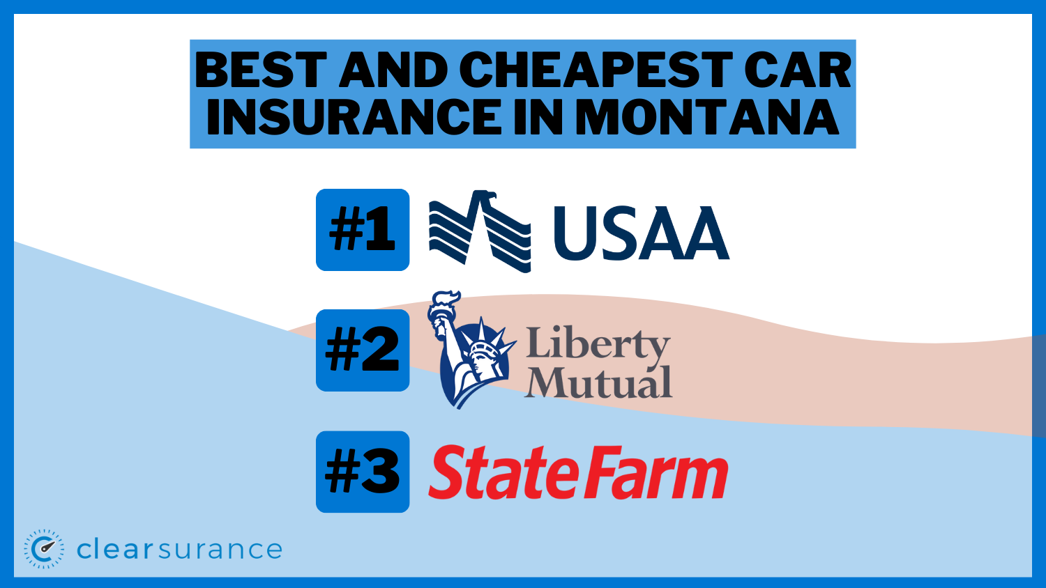 Best and Cheapest Car Insurance in Montana: USAA, Liberty Mutual, State Farm