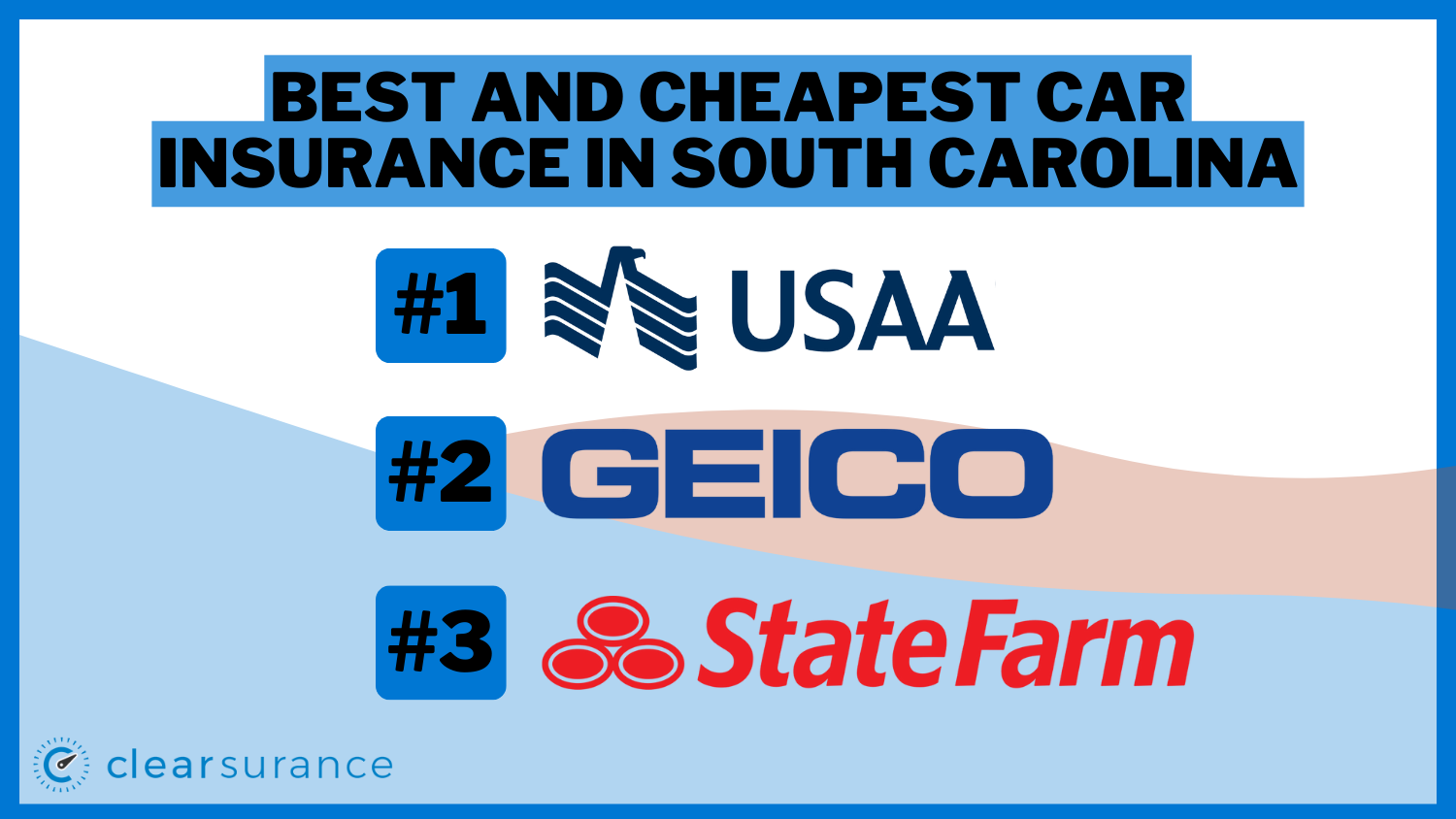 Best and Cheapest Car Insurance in South Carolina