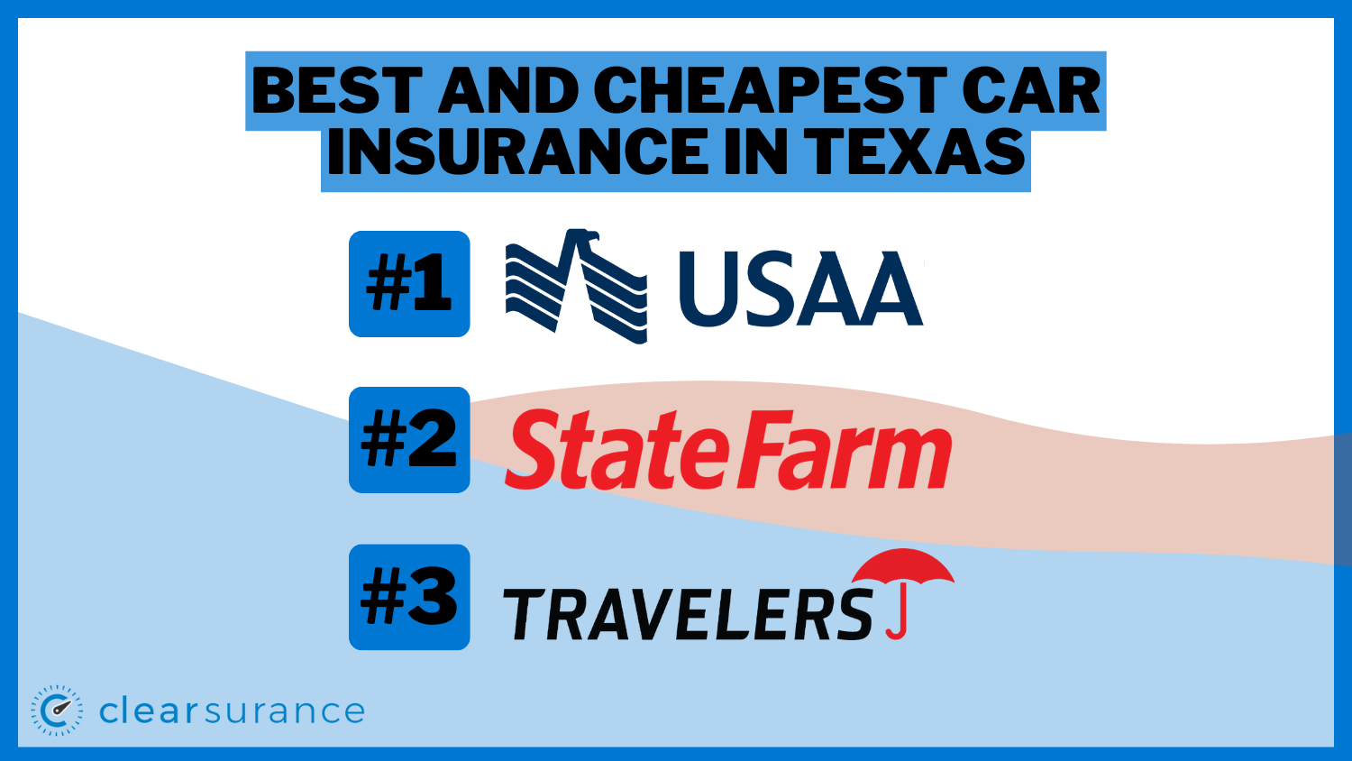 Best and Cheapest Car Insurance in Texas: USAA, State Farm, Travelers