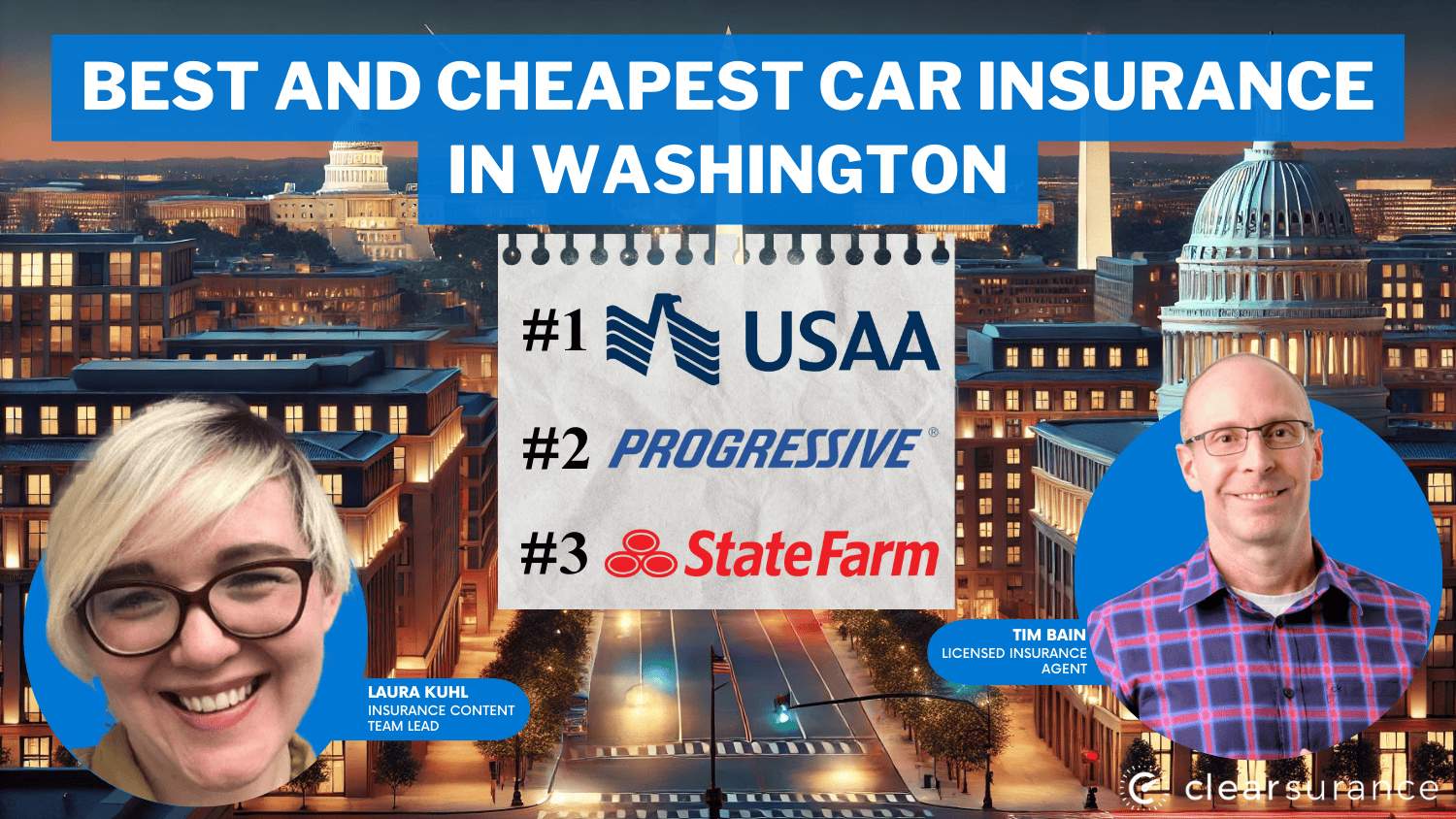 Best and Cheapest Car Insurance in Washington