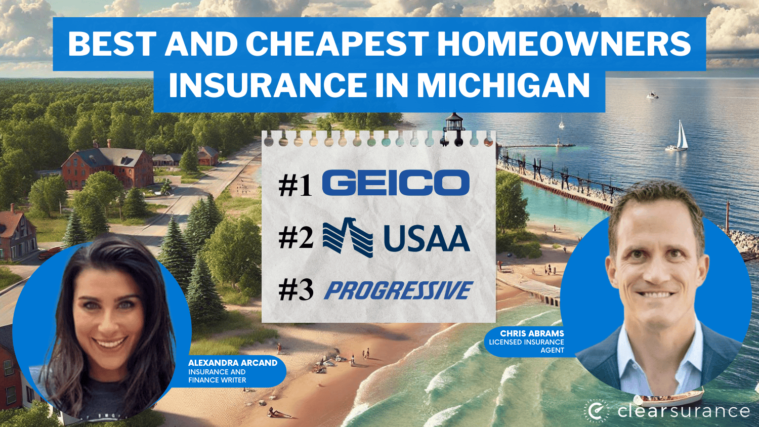 Best and Cheapest Homeowners Insurance in Michigan: Geico, USAA, Progressive