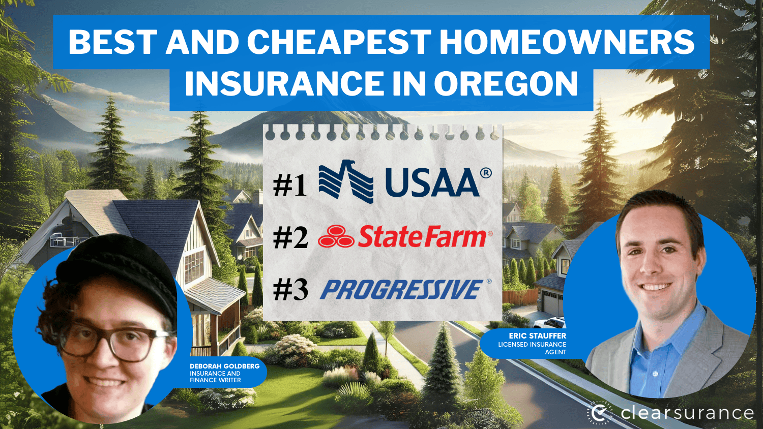 Best and Cheapest Homeowners Insurance in Oregon: USAA, State Farm, Progressive