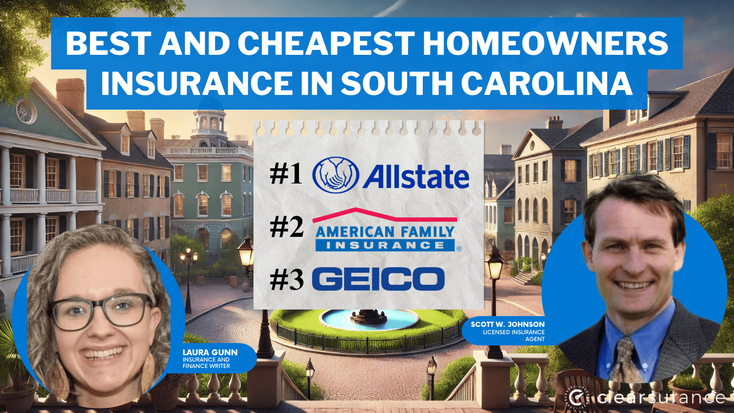 Best and Cheapest Homeowners Insurance in South Carolina
 Featured Image