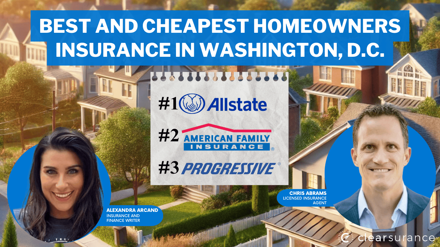 Best and Cheapest Homeowners Insurance in Washington, D.C Featured Image