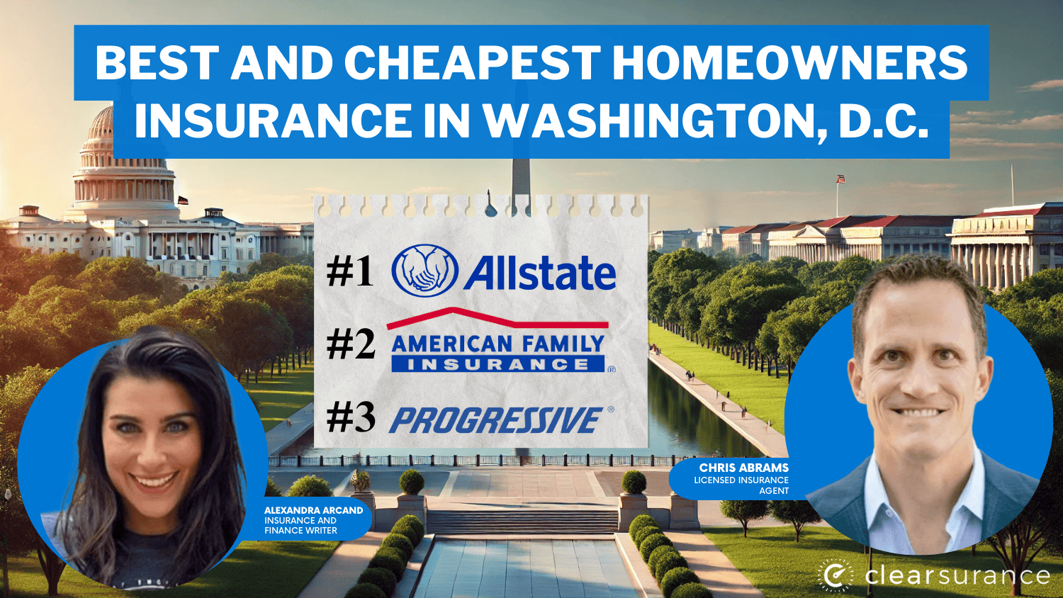 Best and Cheapest Homeowners Insurance in Washington, D.C Featured Image