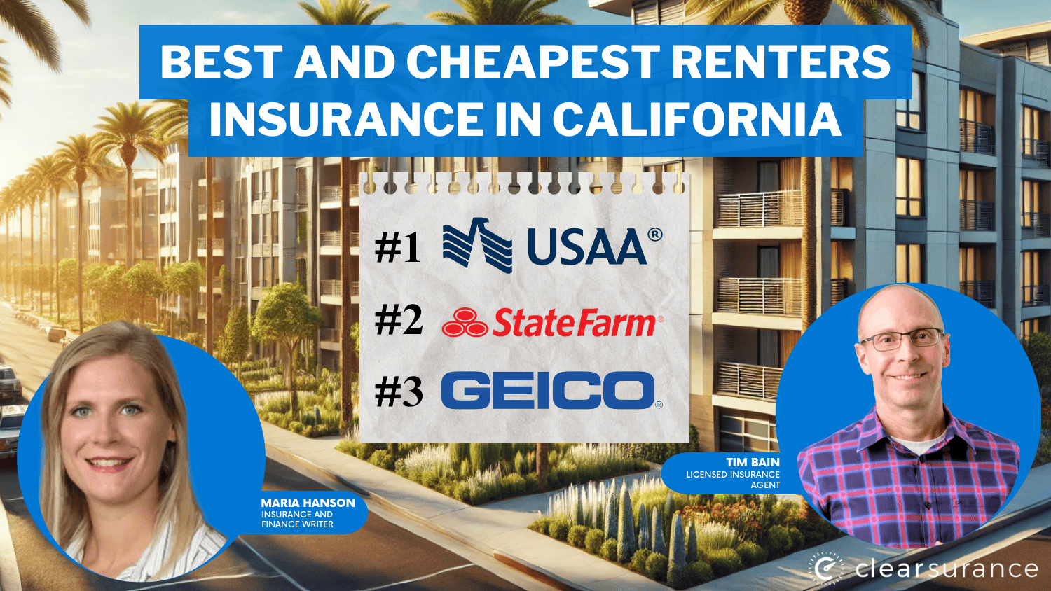 Best and Cheapest Renters Insurance in California: Featured Image