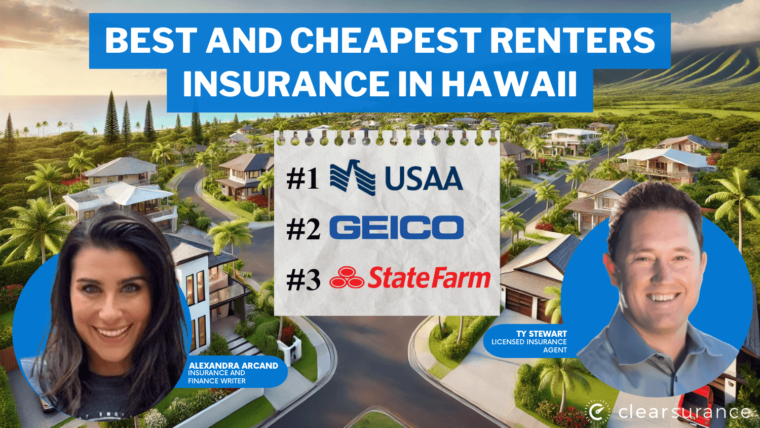 Best and Cheapest Renters Insurance in Hawaii: Featured Image