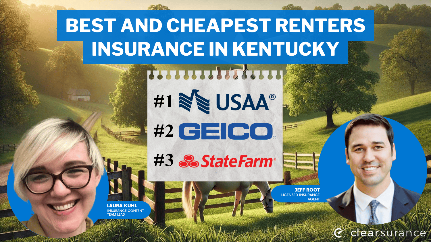 Best and Cheapest Renters Insurance in Kentucky: USAA, Geico, State Farm