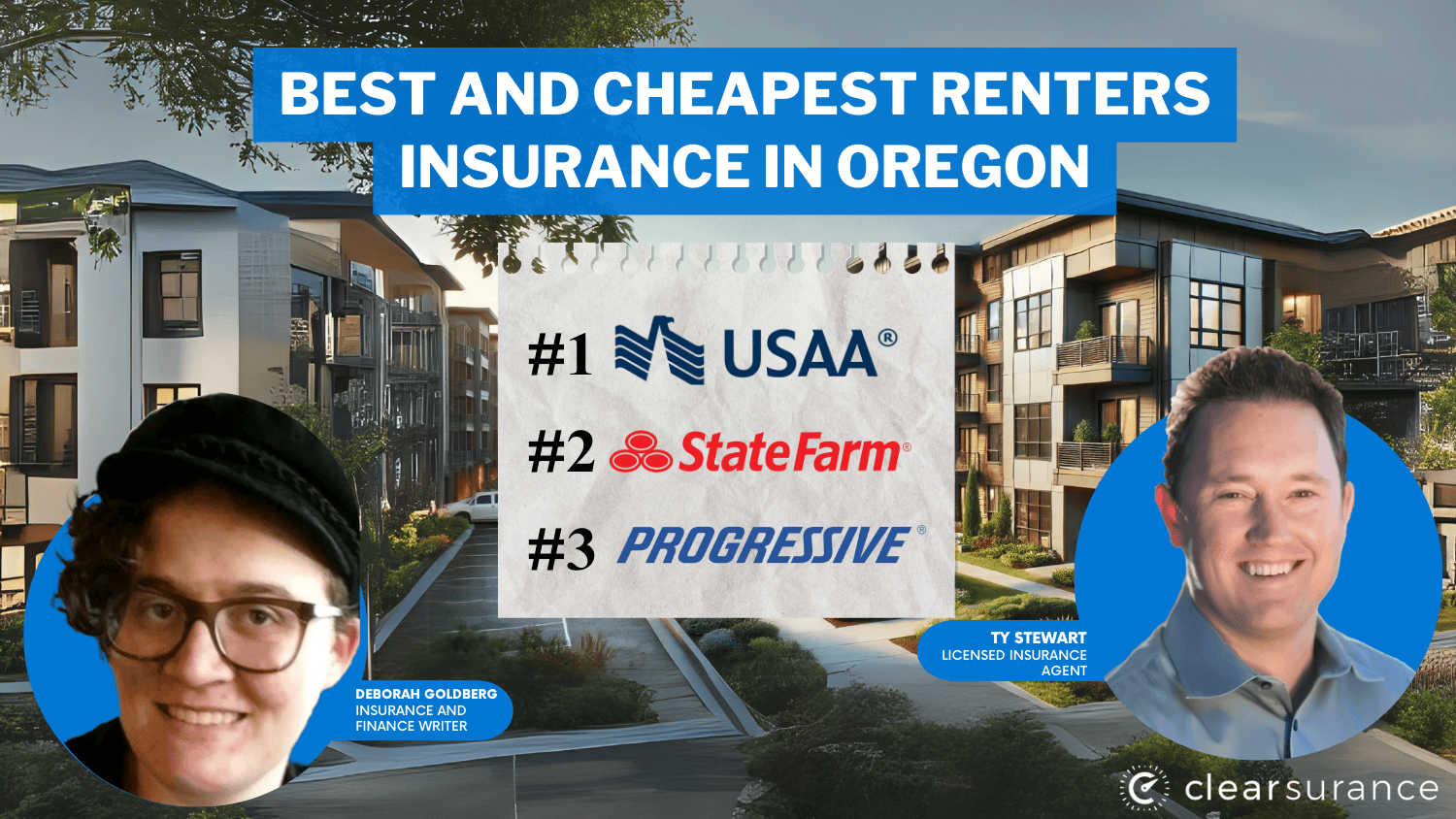 Best and Cheapest Renters Insurance in Oregon: USAA, State Farm, Progressive