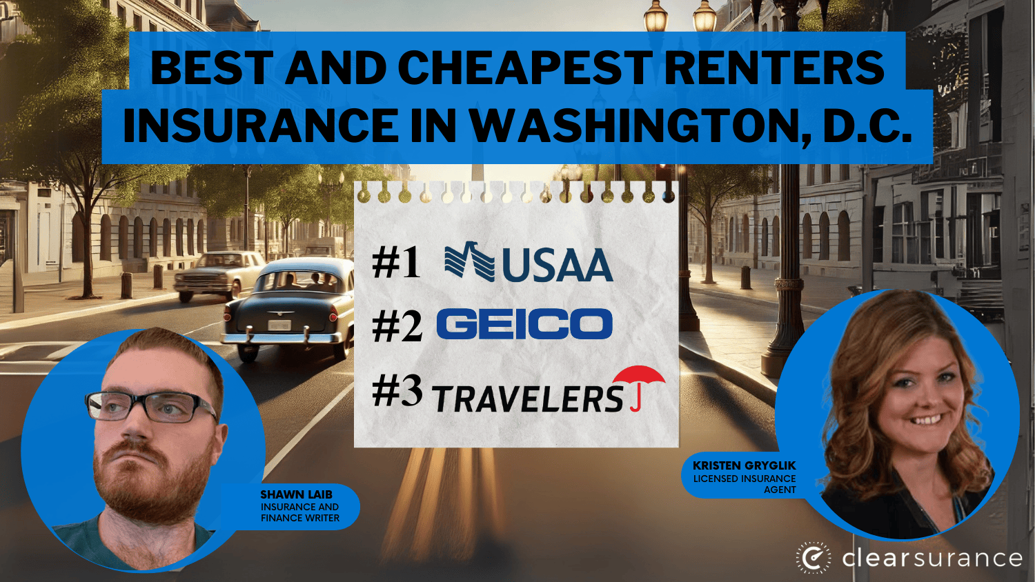 Best and Cheapest Renters Insurance in Washington, D.C. Featured Image