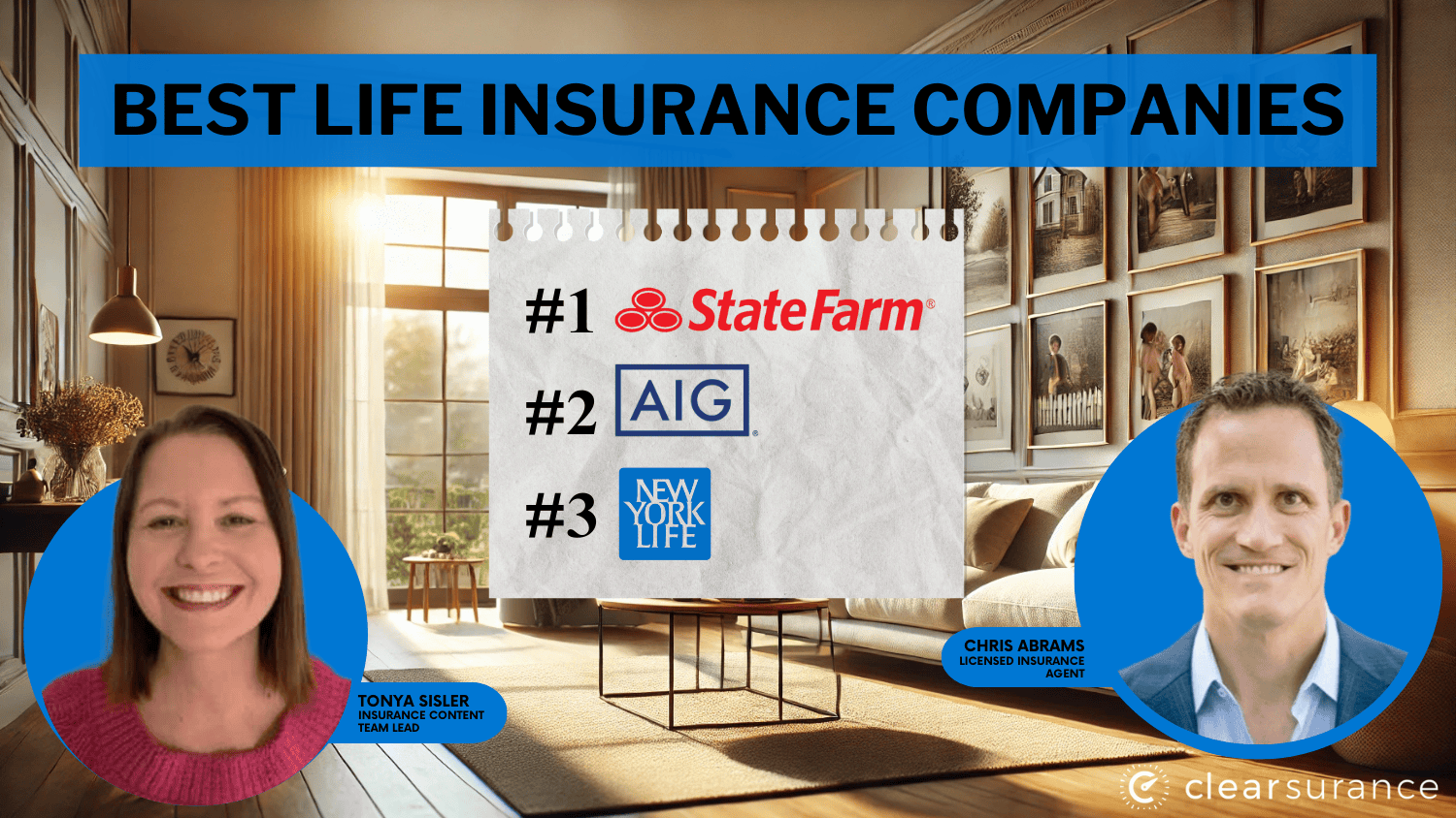 Best Life Insurance Companies: State Farm, AIG, and New York Life