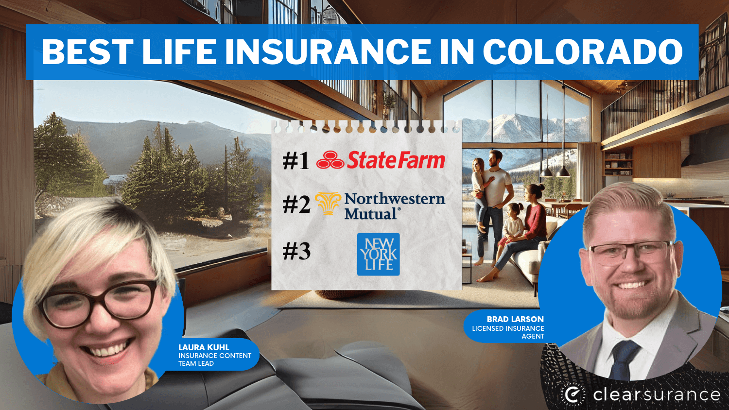 Best Life Insurance in Colorado: State Farm, Northwestern Mutual, New York Life