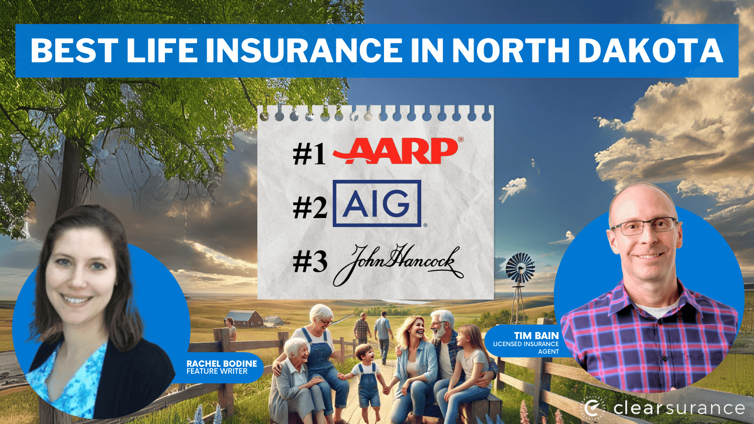 Best Life Insurance in North Dakota: AARP, AIG, John Hancock