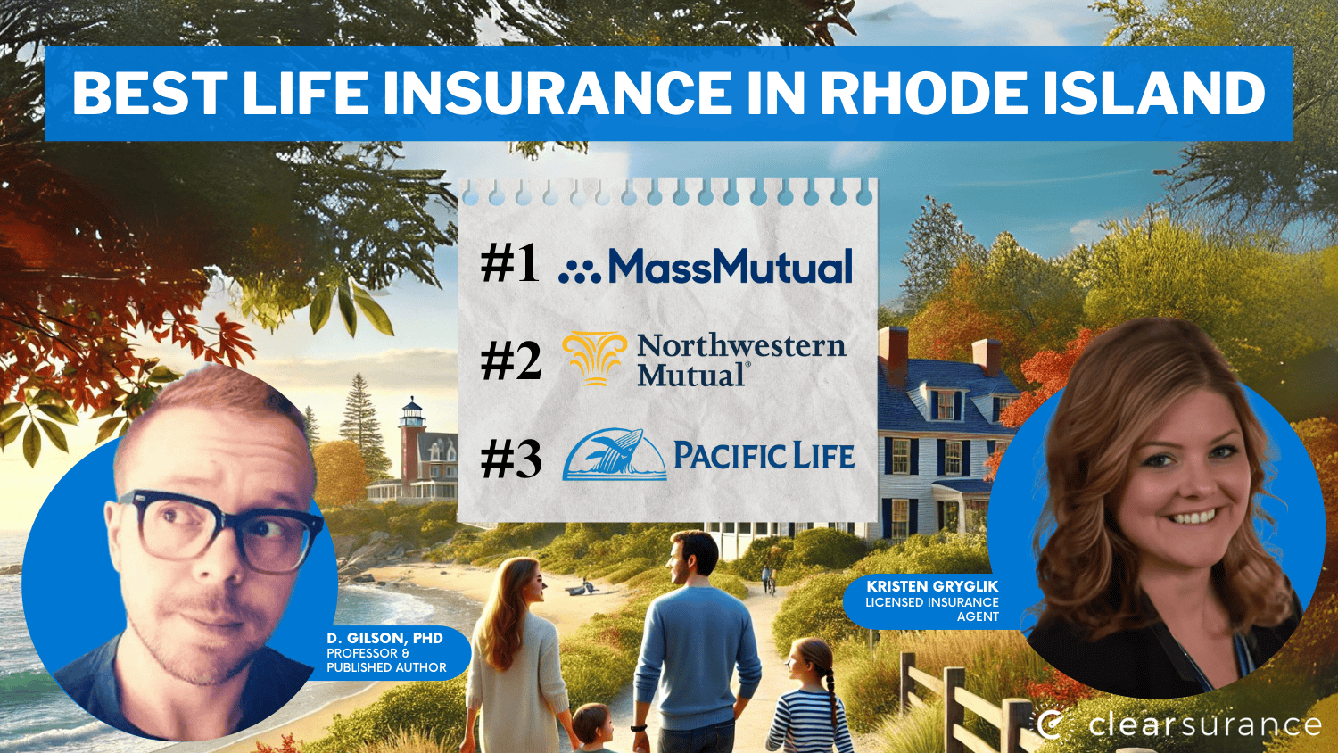 Mass Mutual, Northwestern Mutual and Pacific Life: Best Life Insurance in Rhode Island