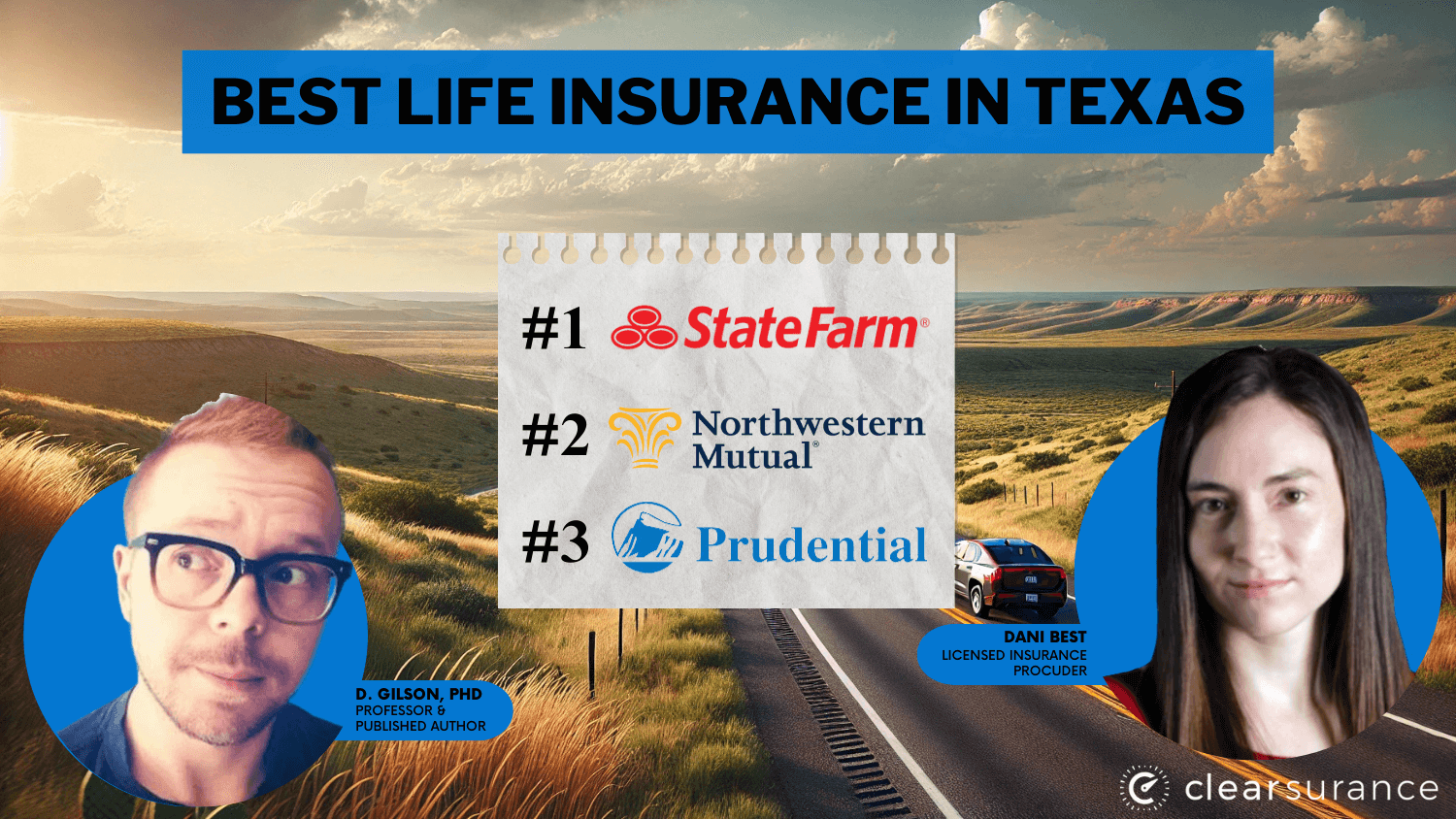 Best Life Insurance in Texas: State Farm, Northwestern Mutual, Prudential