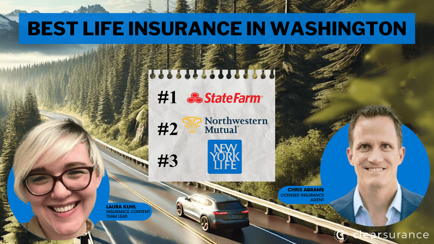 Best Life Insurance in Washington: State Farm, Northwestern Mutual, New York Life