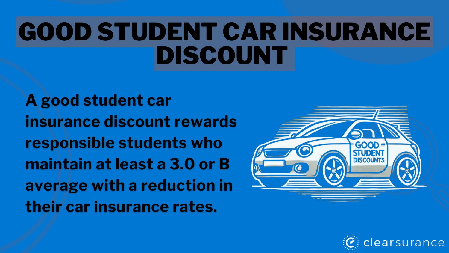 Best and Cheapest Car Insurance in Michigan: Good Student Car Insurance Discount Definition Card