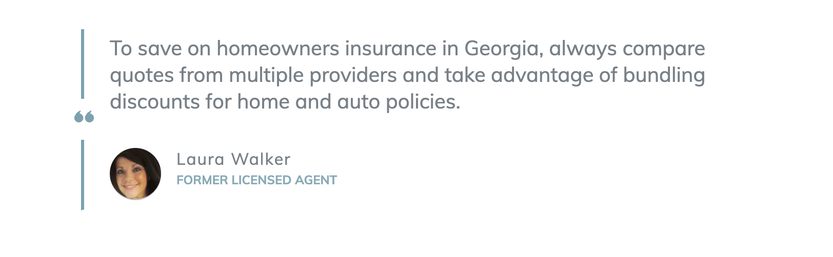 Best and Cheapest Homeowners Insurance in Georgia Block Quote