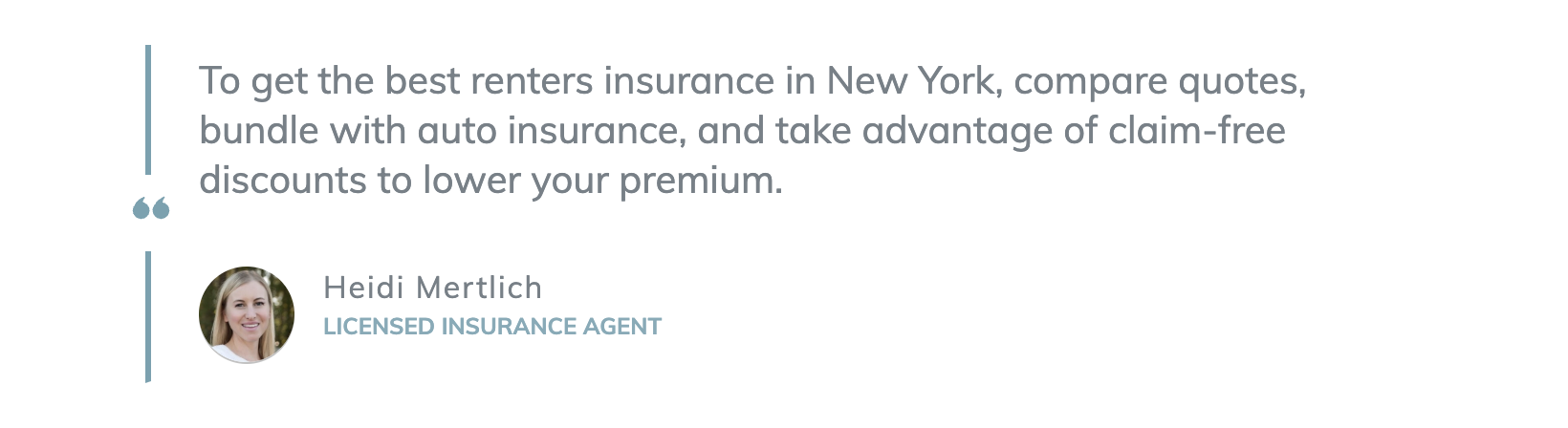 Best and Cheapest Renters Insurance in New York Block Quote